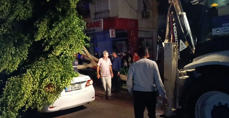 Demre'de Hortum ve Sağanak Hayatı Olumsuz Etkiledi