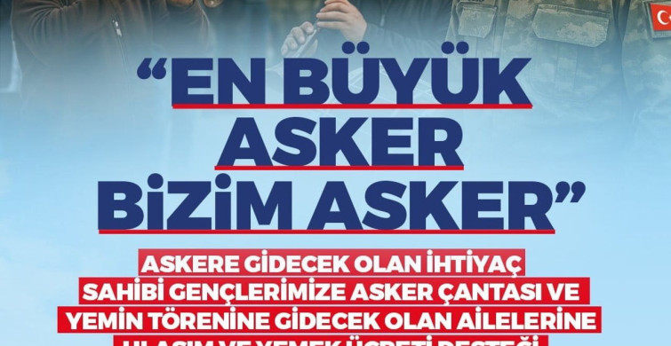 Denizli büyükşehirden asker ailelerine anlamlı destek