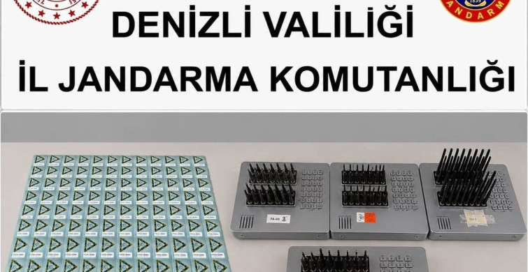 Denizli merkezli patates hat operasyonunda 186 hat ele geçirildi