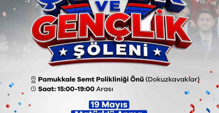 Denizli'de 19 Mayıs Coşkusu
