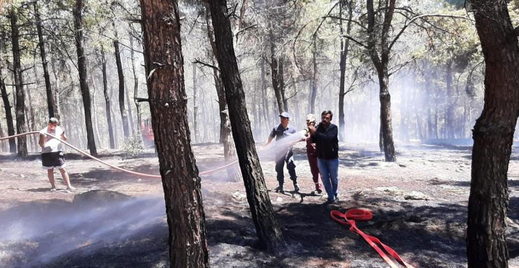 Denizli’de Çıkan Orman Paniğe Neden Oldu
