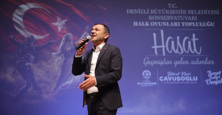 Denizli'de 'Hasat' Temalı Geleneksel Halk Oyunları Gösterisi
