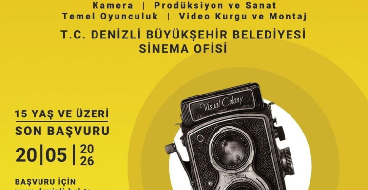 Denizli'de Kısa Film Atölyesi Başlıyor