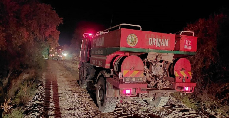 Denizli'de Orman Yangınına Müdahale Devam Ediyor