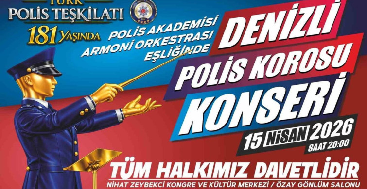 Denizli'de Polis Haftası Konseri Yaklaşıyor