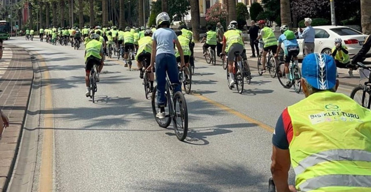Denizli’de sağlıklı yaşam için bisiklet turu gerçekleştirildi