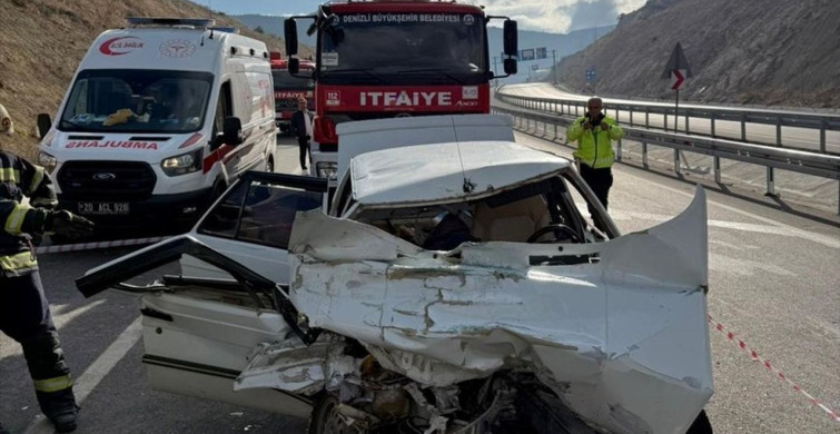 Denizli'de Trafik Kazası: 1 Ölü, 1 Yaralı