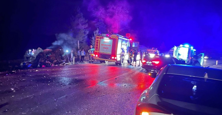 Denizli'de Trafik Kazası: 1 Ölü, 4 Yaralı