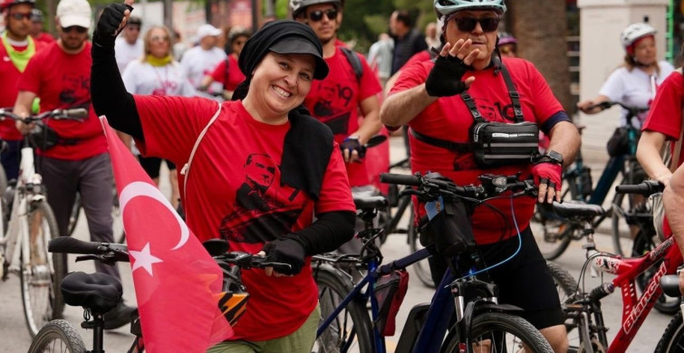 Denizli'de Umuda Pedal Çevir Bisiklet Şenliği Başladı