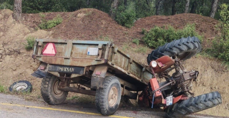 Denizli'de Yaşanan Traktör Kazasında Sürücü Hayatını Kaybetti