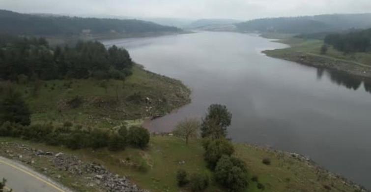 Denizli’deki Derbent Barajı’nda Tarihi Kalıntılar Yeniden Sular Altında