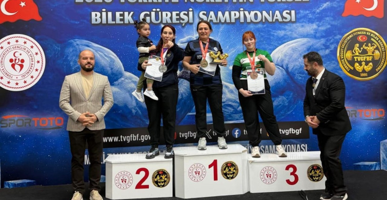 DEPSAŞ Enerji Spor Kulübü Kadınları Türkiye Bilek Güreşi Şampiyonası'nda Zirveye Ulaştı