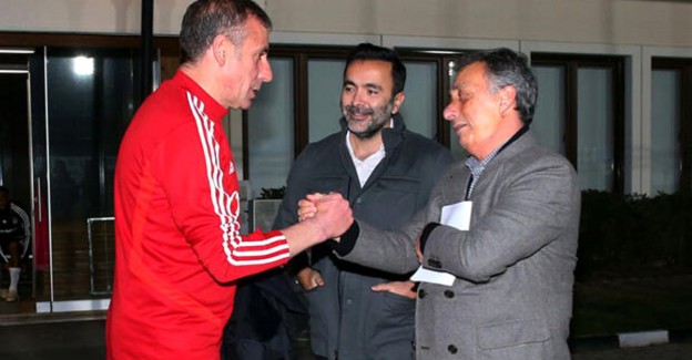 Derbi Öncesi Ahmet Nur Çebi'den Ziyaret