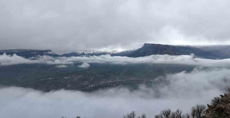 Derecik'te Sis ve Doğa Harikası Görüntüler