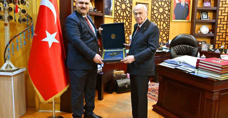 Devlet Bahçeli, Kerkük Valisi Seman Ağa'yı Ağırladı