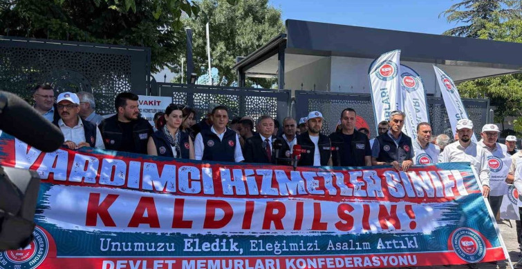 Devlet memurları konfederasyonu yardımcı hizmetler sınıfının kaldırılmasını talep etti