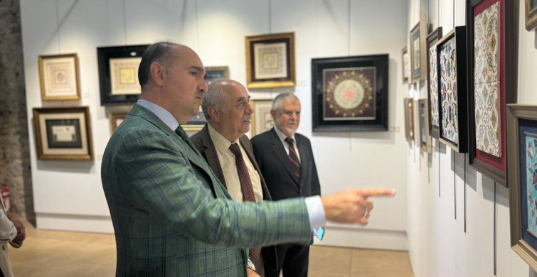 Devr-i Tezyin Tezhip-Çini Sergisi Sanatseverlerle Buluştu