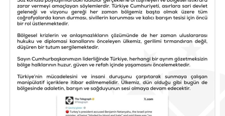 Dezenformasyonla Mücadele Merkezi'nden Önemli Açıklama