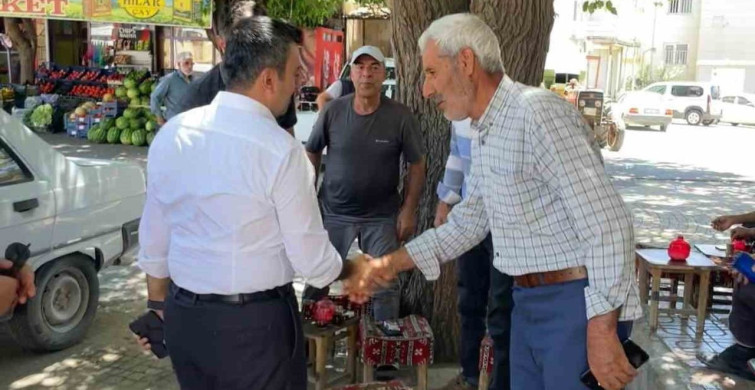 Dicle Kaymakamı Atış, esnaf ve vatandaşlarla bir araya geldi