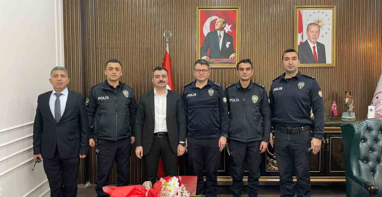 Dicle Kaymakamı Mustafa Atış, Polis Haftası'nda Emniyet Personelini Ağırladı