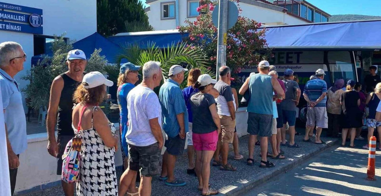 Didim Akbük'te mobil halk ege et hizmetine yoğun ilgi