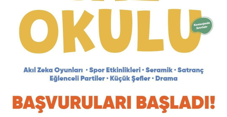 Didim Belediyesi'nden 4-5 yaş için yaz okulu programı başvuruları başladı