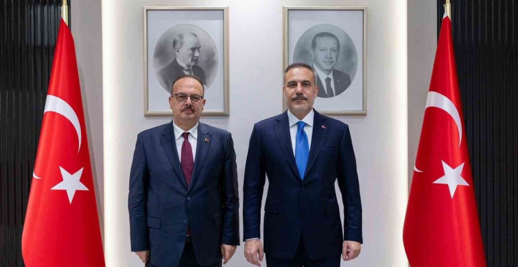 Dışişleri bakanı fidan, ankara valisi canbolat’ı kabul etti
