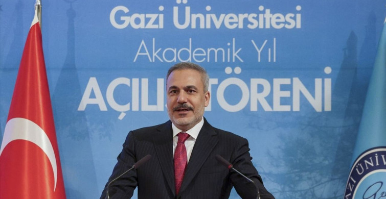 Dışişleri Bakanı Fidan'dan Gazi Üniversitesi'nde Türkiye Yüzyılı Vizyonu Vurgusu