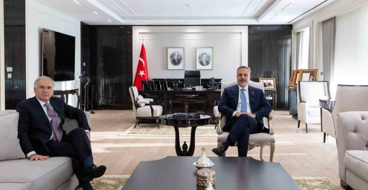 Dışişleri Bakanı Hakan Fidan, BM Temsilcisi Jean Arnault ile Görüştü