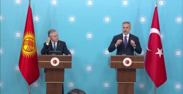 Dışişleri Bakanı Hakan Fidan, Kırgızistan Dışişleri Bakanı ile ortak basın toplantısı gerçekleştirdi