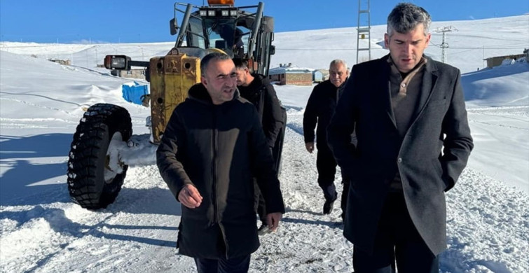 Diyadin'de Karla Mücadele Çalışmaları Devam Ediyor