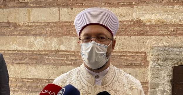 Diyanet İşleri Başkanı Ali Erbaş'tan Kılıç Açıklaması