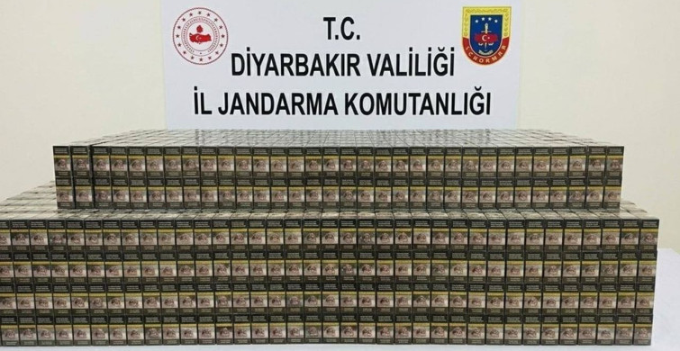 Diyarbakır'da 14 bin 988 paket kaçak sigara ele geçirildi