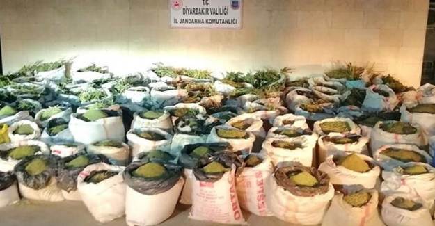 Diyarbakır'da 5 Ton 81 Kilo Esrar Ele Geçirildi