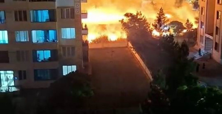 Diyarbakır'da apartmanlar arasında çıkan yangın söndürüldü