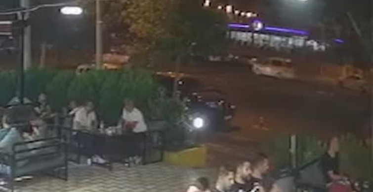 Diyarbakır’da aracın yayaya çarpma anı güvenlik kamerasına yansıdı