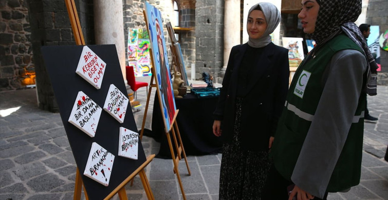 Diyarbakır'da Bağımlılıkla Mücadele İçin Sanat Sergisi Açıldı