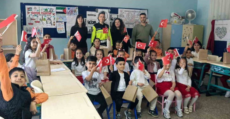 Diyarbakır'da Çocuklara Trafik Bilinci Eğitimi