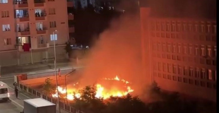 Diyarbakır'da havai fişek kutlaması yangına neden oldu