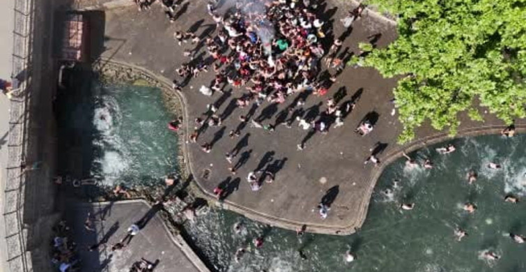 Diyarbakır'da havuz başında çocuklara 100 kilo ciğer ikramı