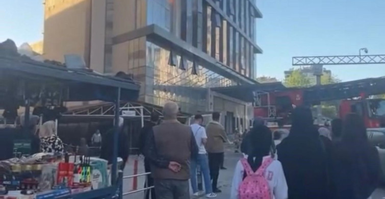 Diyarbakır'da İnşaat Halindeki Otelde Yangın