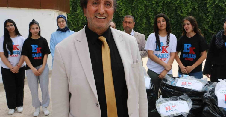 Diyarbakır'da öğrencilerden çevre duyarlılığı ve dayanışma örneği