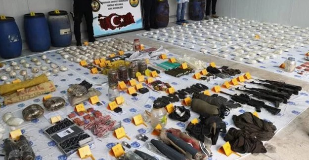 Diyarbakır'da PKK'ya Ait 271,5 Kilo Patlayıcı Ele Geçirildi