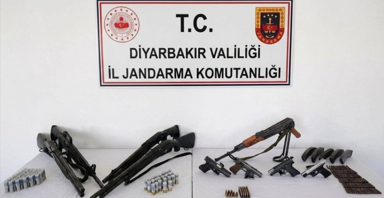 Diyarbakır'da Silah ve Mühimmat Ele Geçirildi