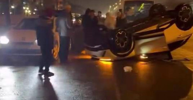 Diyarbakır'da Takla Atan Araçta Bir Yaralı