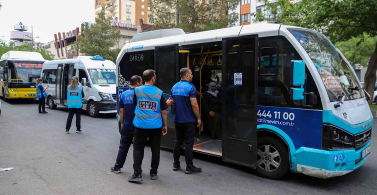 Diyarbakır'da toplu taşıma araçlarına yönelik denetimler devam ediyor