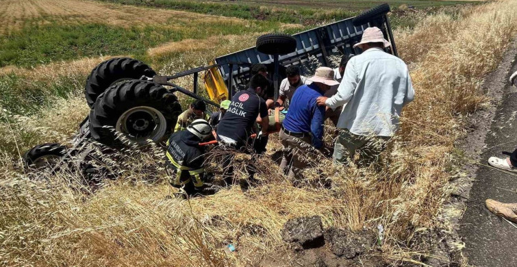 Diyarbakır'da Traktör Kazası: Sürücü Yaralandı