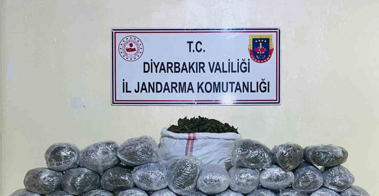 Diyarbakır'da uyuşturucu operasyonunda 55 kilo madde ele geçirildi