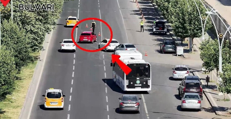 Diyarbakır'da yayalara yol vermeyen araçlara denetim