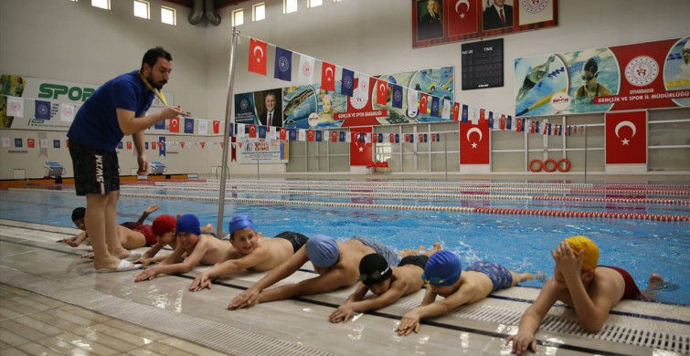 Diyarbakır'da Yüzme Eğitimi ile Boğulma Vakaları Önleniyor